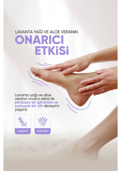 Wanna Glow Ayak Peeling Maskesi Çorap Tipi Lavanta Yağı Içerikli