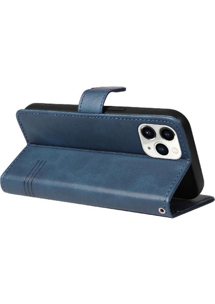 Kredi Kartı Yuvası ile IPhone 11 Pro Için Filp Durumda Ayrılabilir Siyah Preslenmiş (Yurt Dışından)