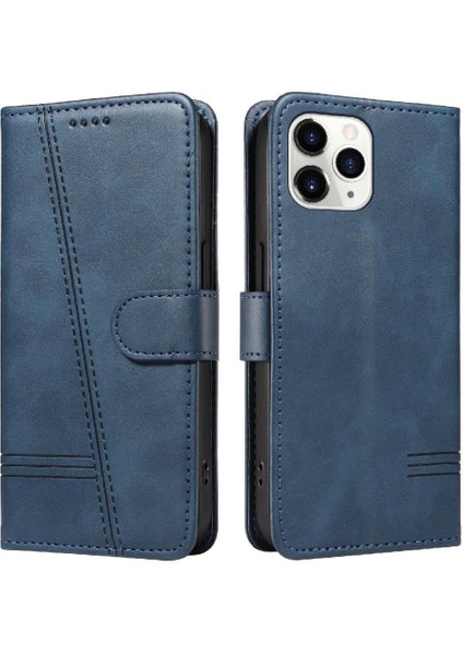 Kredi Kartı Yuvası ile IPhone 11 Pro Için Filp Durumda Ayrılabilir Siyah Preslenmiş (Yurt Dışından)