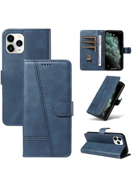 Kredi Kartı Yuvası ile IPhone 11 Pro Için Filp Durumda Ayrılabilir Siyah Preslenmiş (Yurt Dışından)