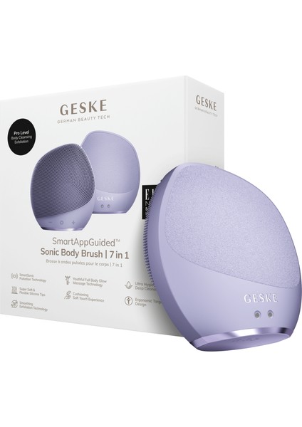 Titreşimli Ölü Deri Temizleyici Vücut Temizleme Cihazı | Sonic Body Brush & Intensive Exfoliator