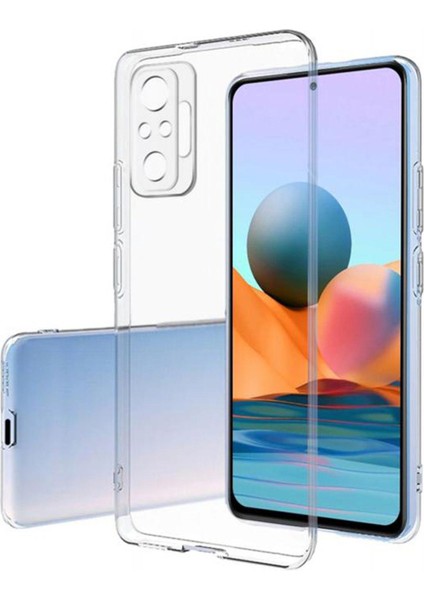 Xiaomi Redmi Note 10 Pro Uyumlu Kamera Korumalı Esnek Yumuşak Şeffaf Silikon Kılıf