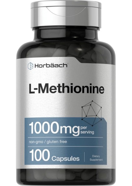 L-Methionine 1000mg 100 Capsul. Usa Menşei.Ozelsporcugıdaların'dan 3633