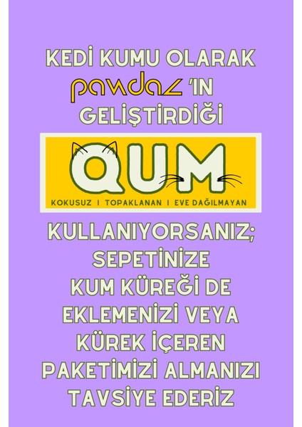 Kum Küreği - Büyük Delikli Büyük Kum Küreği Iri Taneli Kedi Kumları Için (Lila)