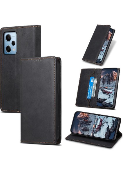 Xiaomi Poco X5 Pro Kickstand Darbeye Kart Yuvası Iş Için Flip Case (Yurt Dışından)
