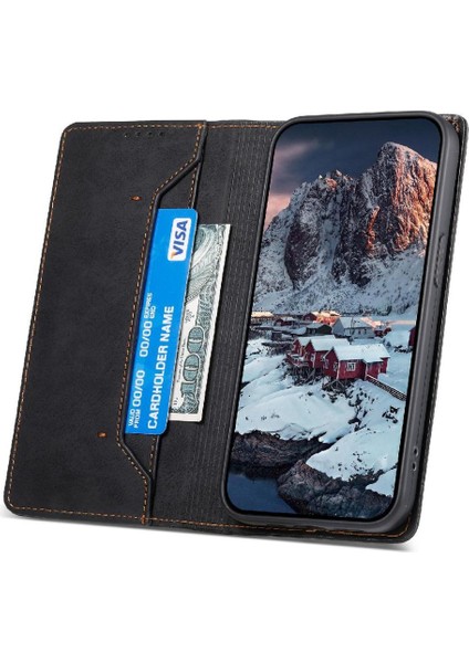 Xiaomi Poco X5 Pro Kickstand Darbeye Kart Yuvası Iş Için Flip Case (Yurt Dışından)