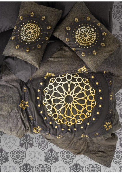 Palace Saten Çift Kişilik Nevresim Takımı Togay Antrasit fiyatları