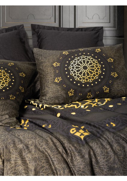 Palace Saten Çift Kişilik Nevresim Takımı Togay Antrasit modelleri