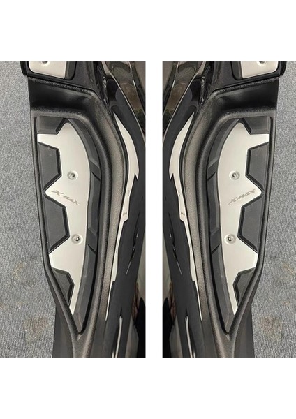 Xmax Techmax 250/300 2018-2022 Basamak Alt Uzun Paspas Seti Sağ Sol Set Silver Gümüş Gri