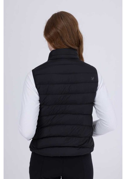 Azure Women Down Vest Black 2ASADVWCNFW23-001