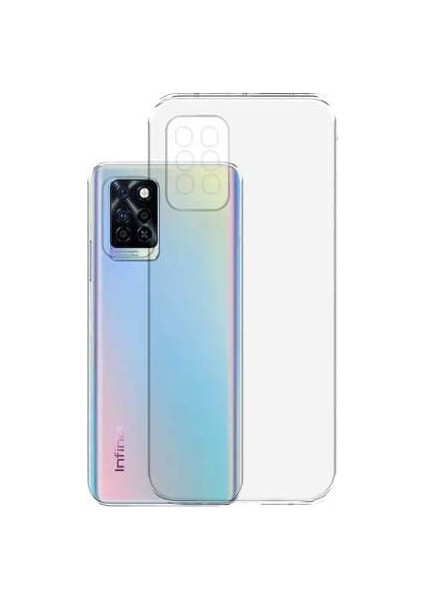 Infinix Note 10 Pro Kılıf Kamera Korumalı Süper Silikon