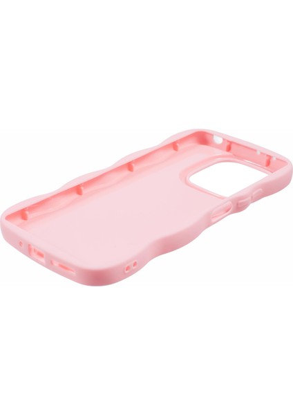 Xiaomi Redmi Note 13 5g Kılıf Kıvırcık Dalga Çerçeve Tpu Telefon Kapağı-Pembe (Yurt Dışından)