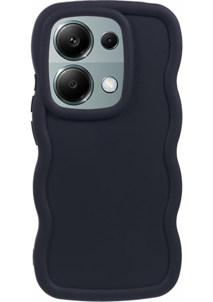 Xiaomi Redmi Note 13 Pro 4g Tpu Kılıf Wave Edge Telefon Kapağı-Siyah (Yurt Dışından)