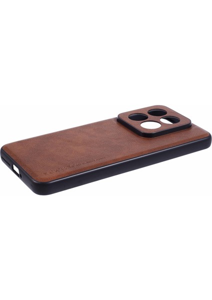 X-Level Bojue-3 Serisi Xiaomi 14 Pro Slim Kılıf Deri+Pc+Tpu Hibrit Telefon Kapağı-Kahverengi (Yurt Dışından) fırsatları