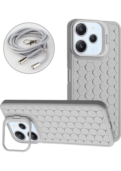 Xiaomi Redmi 12 4g Kılıf Için Yumuşak Tpu Isı Dağılımı Telefon Kickstand Kapak Kordon-Gri (Yurt Dışından) fiyatları