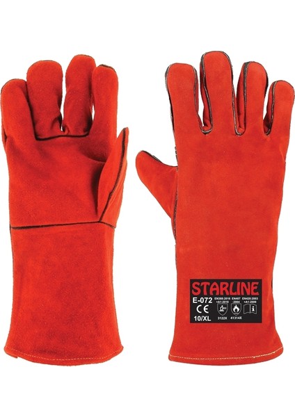 Starline Starline Kırmızı Kaynak Eldiveni