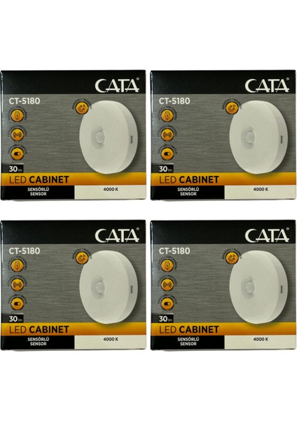 CT-5180 4000K (Günışığı) Mıknatıslı Kabin LED Aydınlatma (4 Adet)