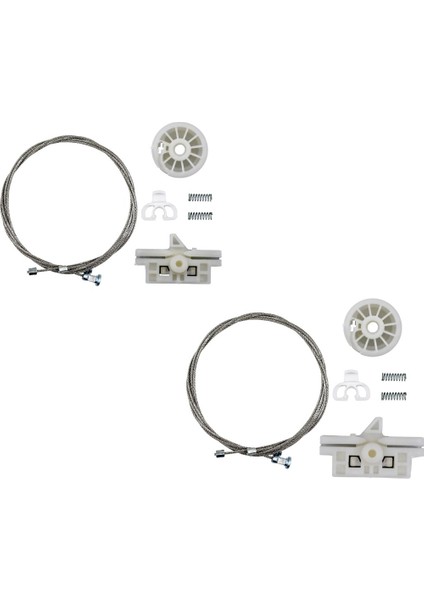 Citroen Nemo Için Cam Kriko Teli Tamir Takımı-Sağ-Sol-Set