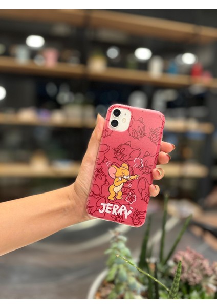 Apple iPhone 11 Uyumlu Tom ve Jerry Telefon Sevgili Çift Kılıfı