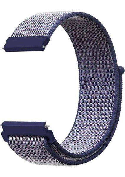 General Mobile Gm Watch Kordon Kayış Kumaş Cırt Cırtlı 22/crt