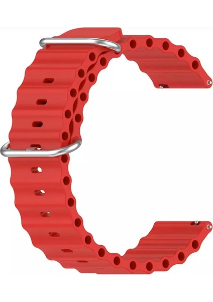 Honor Watch Gs Pro İçin Ocean Loop Silikon Kordon 22MM