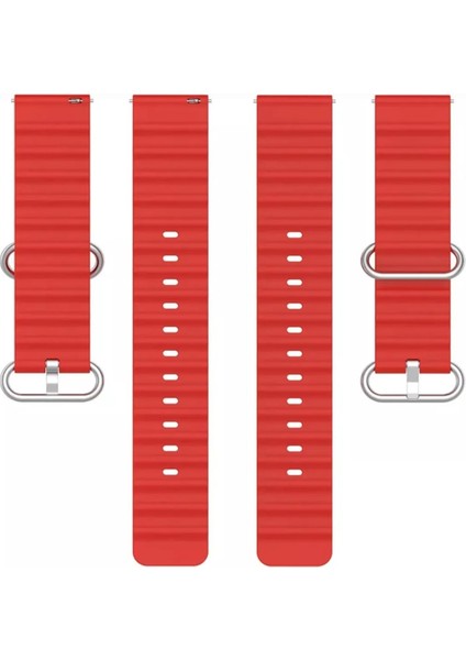 Honor Watch Gs Pro İçin Ocean Loop Silikon Kordon 22MM