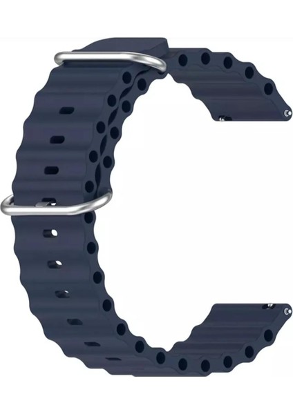 Honor Watch Gs Pro İçin Ocean Loop Silikon Kordon 22MM