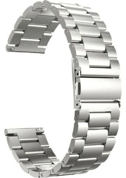 Kieslect K1 Kordon Kayış Metal Sıralı Çelik 22/KRD04