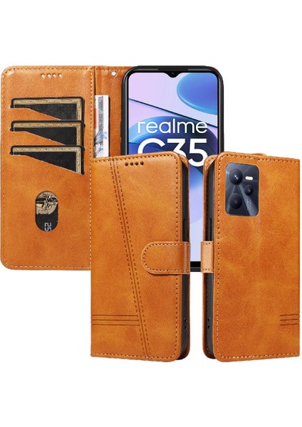 Realme Narzo 50A Başbakan Cüzdan Telefon Kılıfı Için Filp Durumda Ayrılabilir Siyah Pu (Yurt Dışından) indirimleri