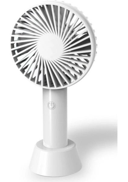 Fontastic Mini Fan YM-388 Hoparlörlü Taşınabilir Şarjlı Beyaz 1200 Mah USB Fan Klima Smart Klima Pc