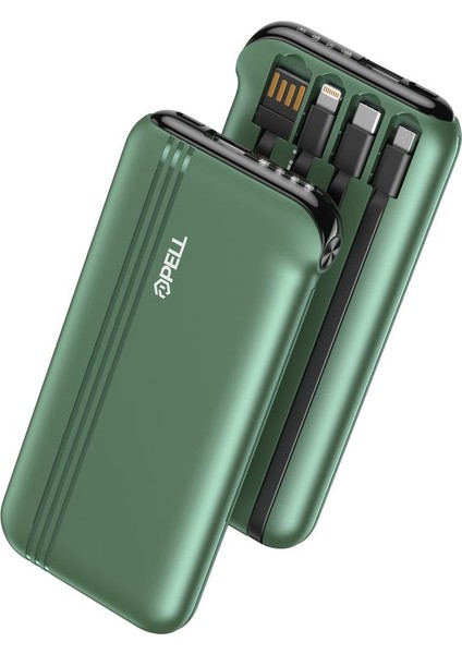 F10 10.000 Mah Portable Pwerbank USB / Type-C / Ip / Micro