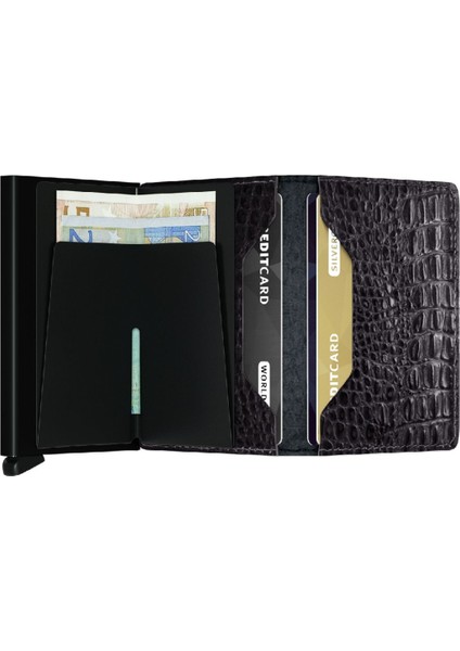 Slimwallet Nile Black Cüzdan