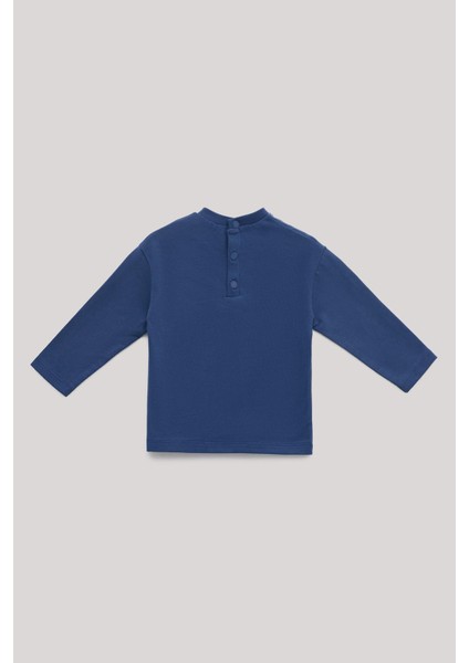 Bg Store Erkek Bebek Lacivert T-Shirt Regular Fit Standart Kol Orta Kalınlıkta fiyatları