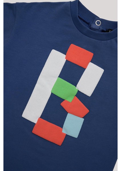 Bg Store Erkek Bebek Lacivert T-Shirt Regular Fit Standart Kol Orta Kalınlıkta modelleri