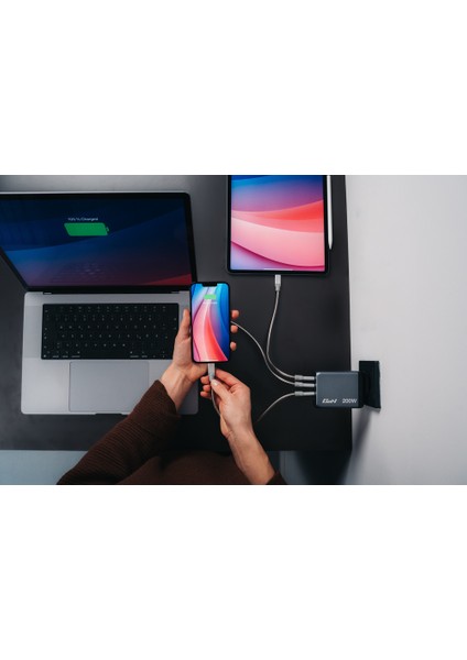 GNC-200 Gan Charger 200W 2 x Usb-C® Pd 100W / 1 x Usb-C® Pd 65W / 1 x USB Qc 3.0 (Eu/uk/us)