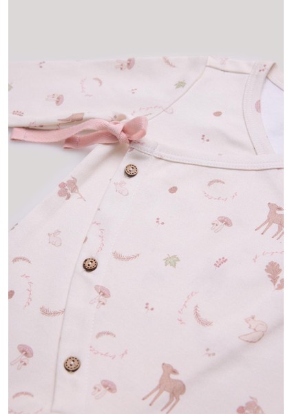 Bg Store Kız Bebek Desenli Body