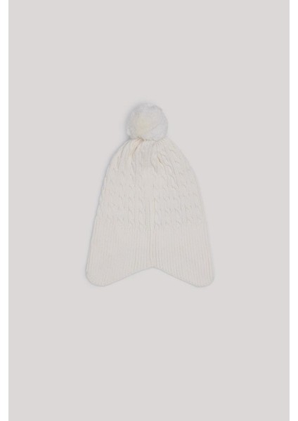 Bg Store Kız Bebek Ekru Bere