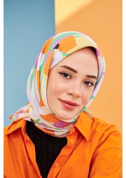 Daphne Pamuk Viskon Eşarp Model