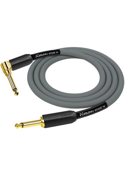 Kırlın Enstrüman Kablosu IP-182BEGL Ga 6m L Uç