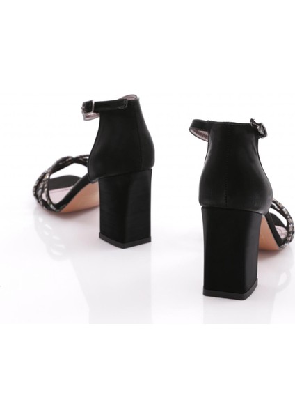 Dgn Pm08-K37 Kadin Taş Işlemeli Topuklu Ayakkabi modelleri