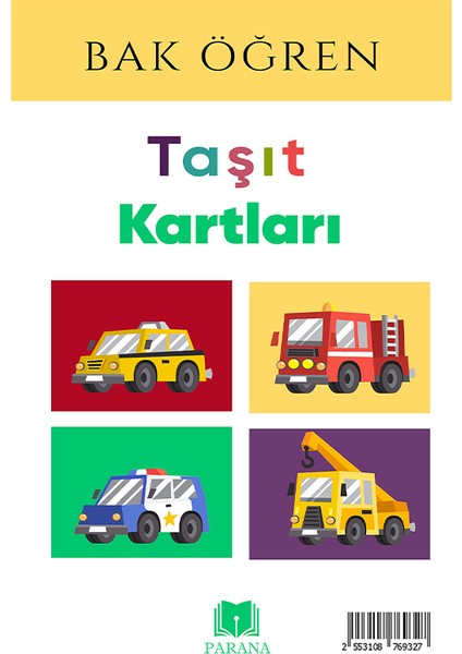 Bak Öğren Kartları Taşıtlar