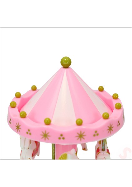 Atlı Karınca Müzik Kutusu, 17 cm x 10 cm - Pembe indirimleri