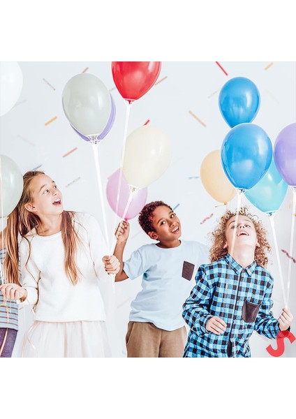 40CM Balon Çubuğu ve Takma Aparatı Seti, Balon Hariç - 5 Set
