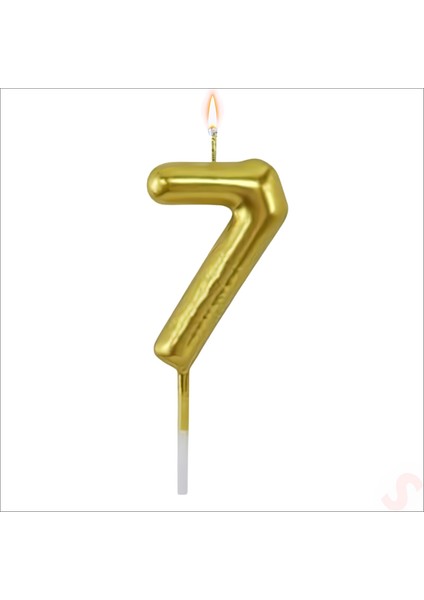 7 Rakam Altın Mum