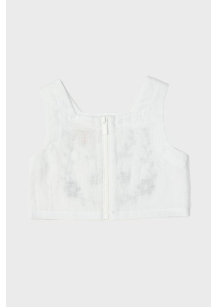 Bg Store Kız Bebek Beyaz Bluz