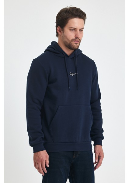 3 İp Şardonlu Kapuşonlu Baskılı Cepli Sweatshirt 5281 fiyatları