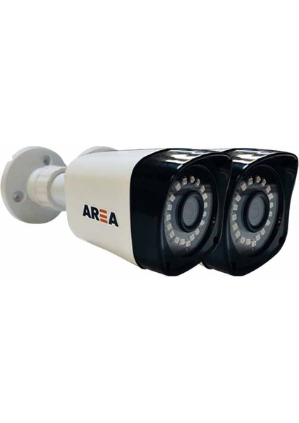 1000 Tvl 6 Atom LED 2 Adet Uygun Analog Güvenlik Kamerası