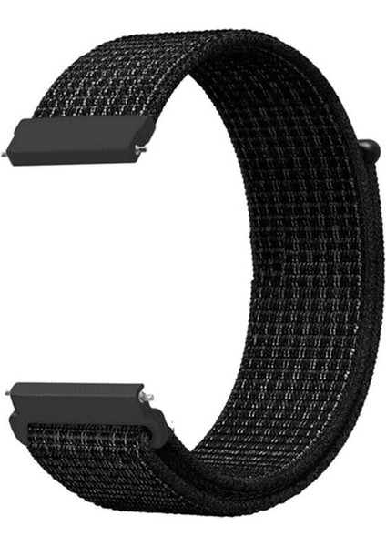 Xiaomi Watch S2 46MM Kordon Kayış Kumaş Cırt Cırtlı 22-crt