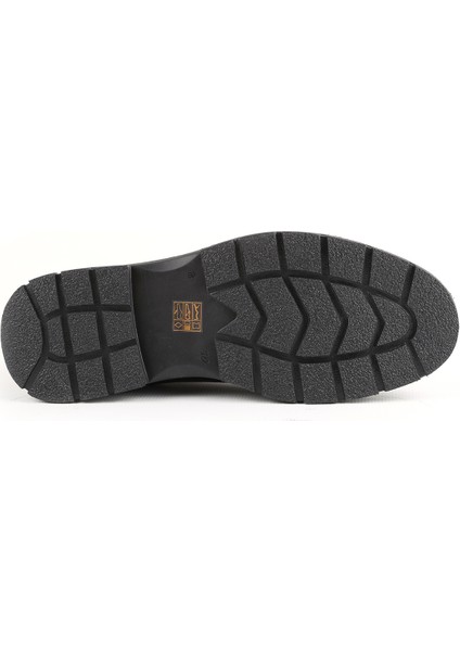 L4896 Deri Erkek Bot Siyah fırsatları