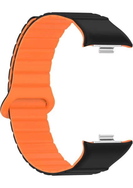 Xiaomi Redmi Watch 4 Kordon Kayış Silikon Kasa Korumalı Strap Mıknatıslı KRD-105